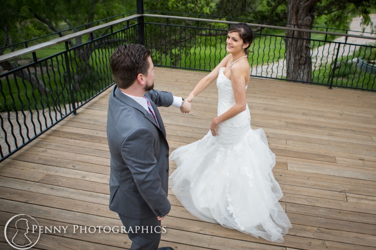 Wedding photos first dance at TerrAdorna in Manor, TX