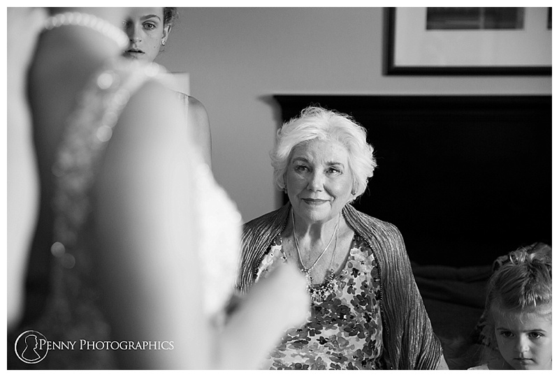 Chanhassen Dinner Theatre Wedding grandmother looks on